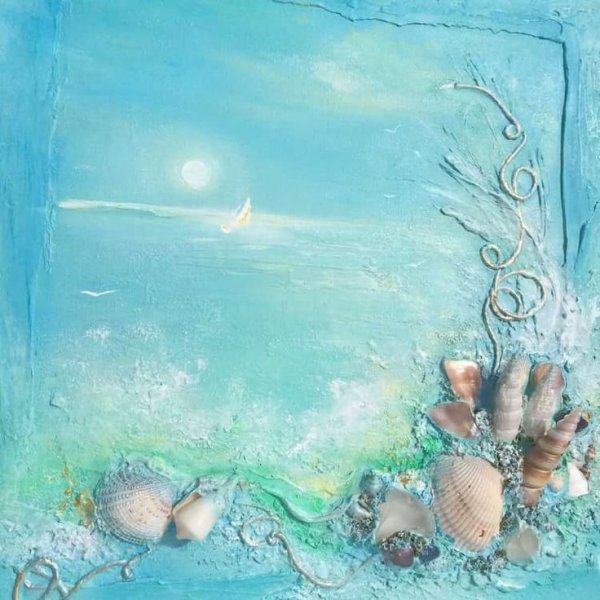Панно керамика Морское дно