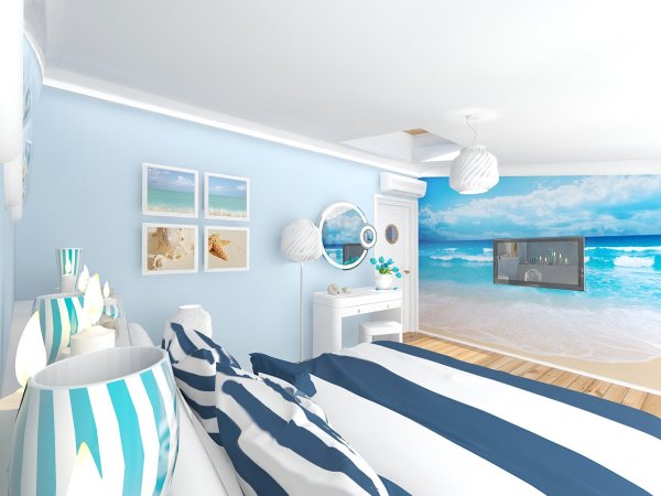 Интерьер с видом на океан