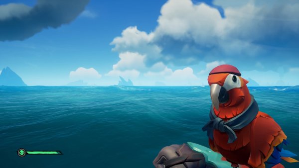 Корабль попугай Sea of Thieves