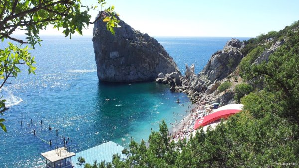 Пляж дива Симеиз