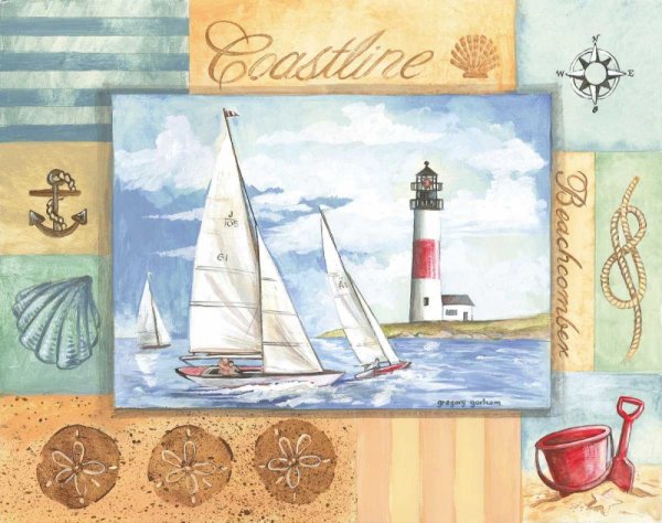 Плакат на морскую тематику