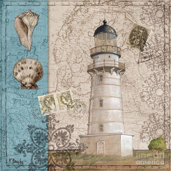 Бумага для декупажа Маяк