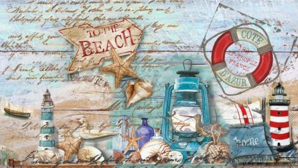 Морская тема для декупажа