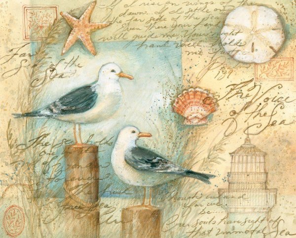 Морская тематика для декупажа