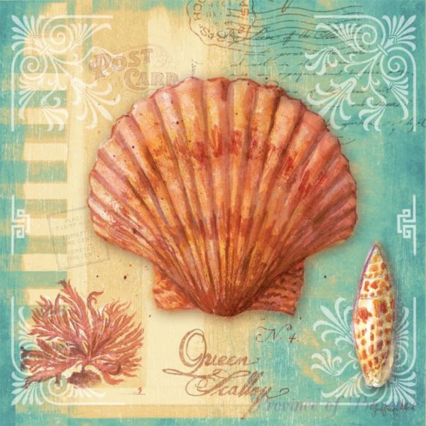 Ракушки для декупажа