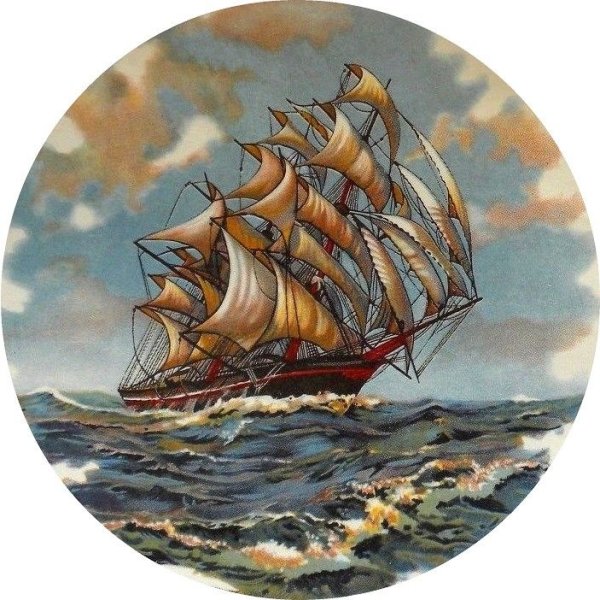 Парусник для декупажа