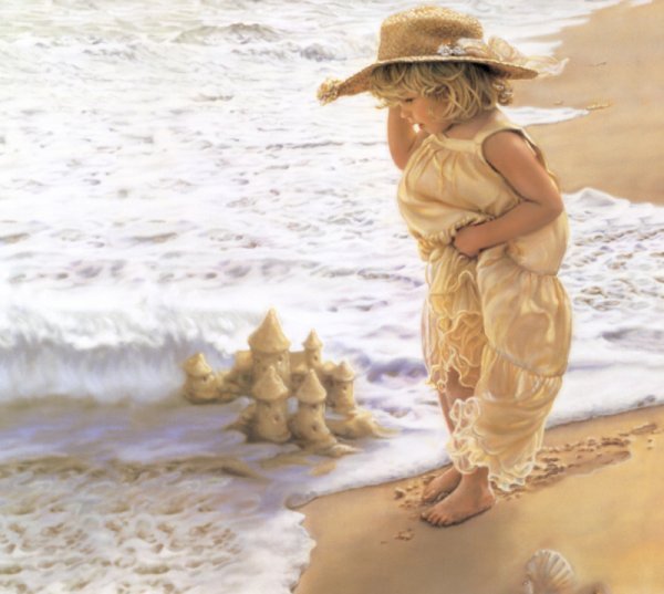 Дети на море