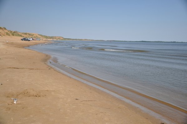 Берег Каспийского моря Астрахань