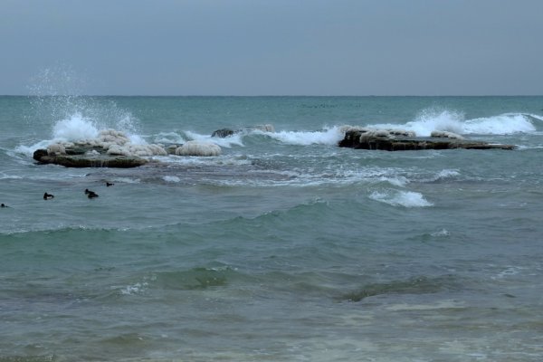 Каспийское море Барская коса