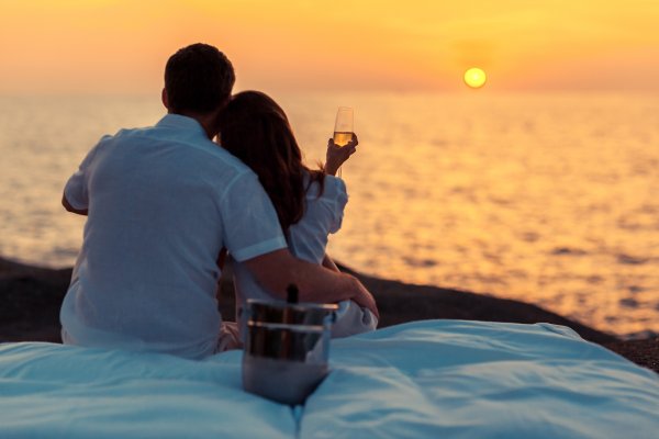 Влюбленные на море