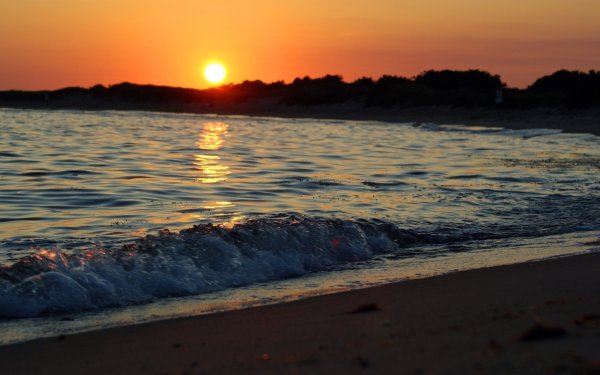 Пляж закат