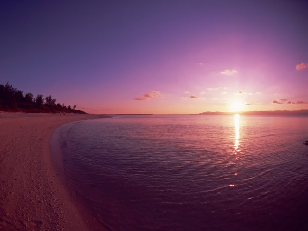 Закат над морем