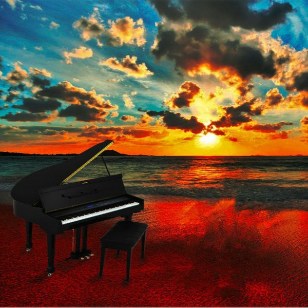 Фортепиано и море