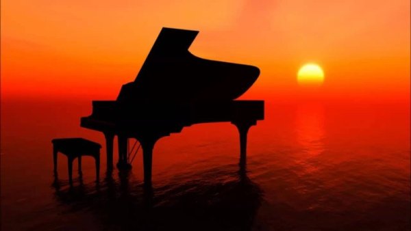 Рояль на природе