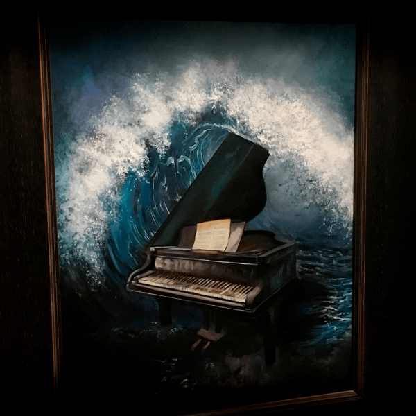 Пианино на закате