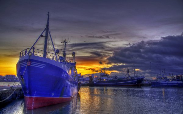 Пейзажи Мурманска порт