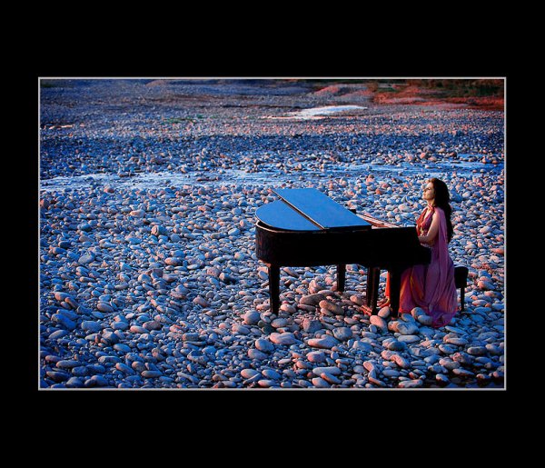 Фортепиано в воде