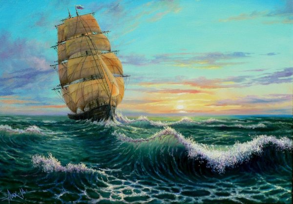 Кикель художник Фрегат