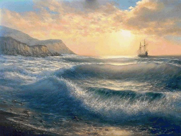 Морской пейзаж для детей