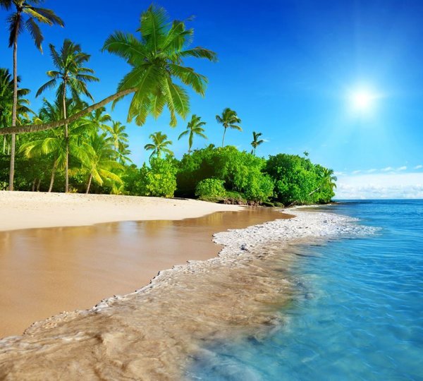 Закат на море