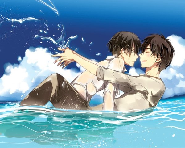 Аниме яой Леви и Эрен