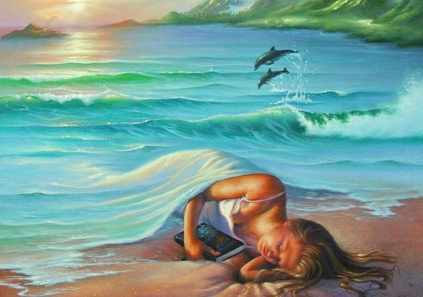 Картины Джима Уоррена море