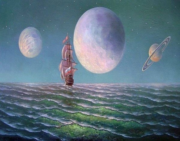 Космические пейзажи художников