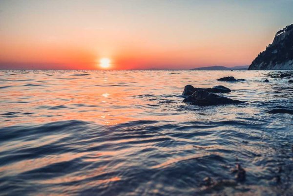 Красивое теплое море