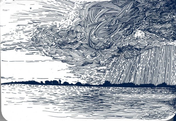 Море рисунок