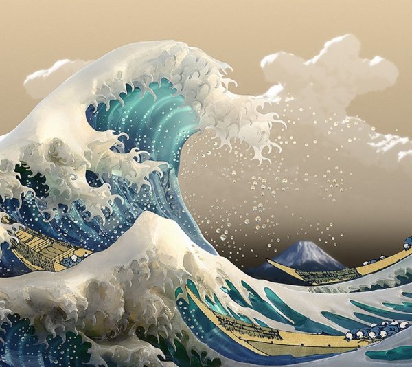 Волна рисунок