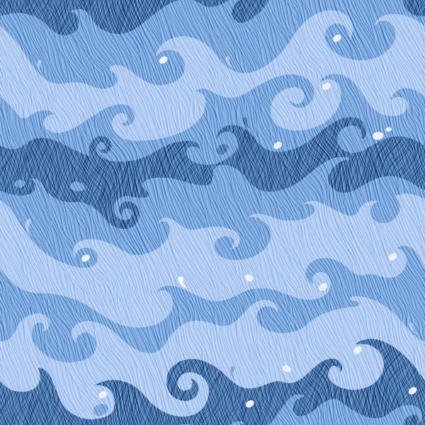 Орнамент морской тематики