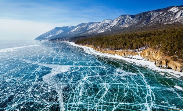 Карта России на материке Евразия