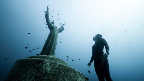 Христос из бездны в Сан-Фруттуозо в Италии