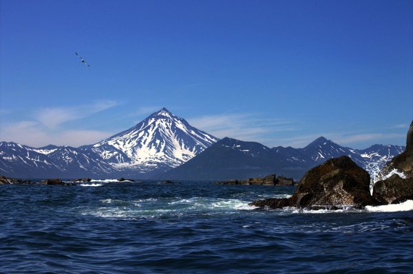 Вулкан Вилючинский озеро