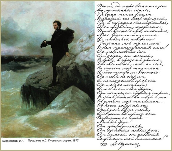 Александр Сергеевич Пушкин море
