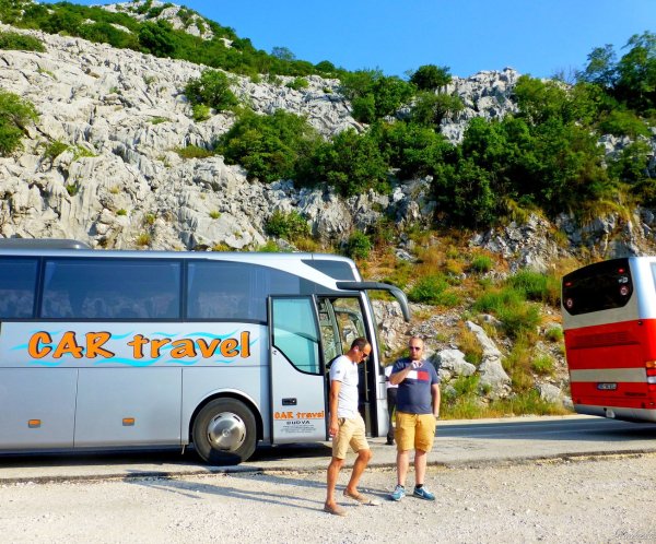 Автобус путешествия море