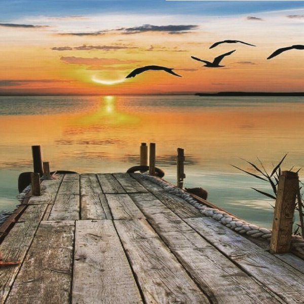 Море Пирс закат