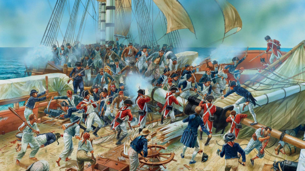 Фрегат сражение абордаж