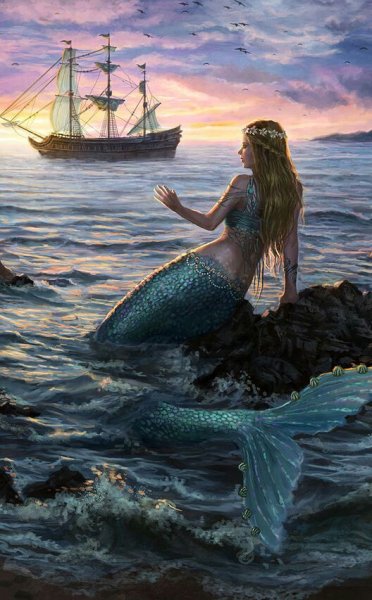 Русалка Ундина сирена морская Дева