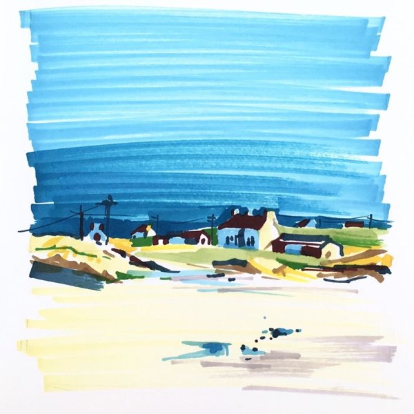 Скетчинг ракушки