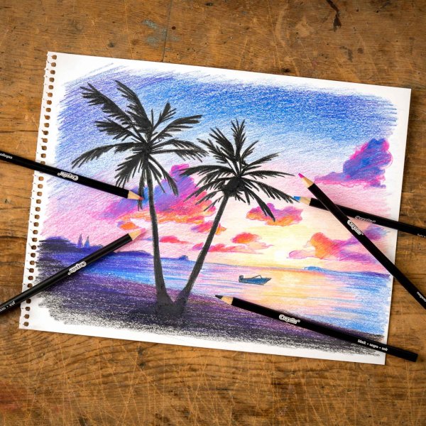 Морская тема маркерами