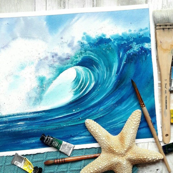 Живопись фломастерами