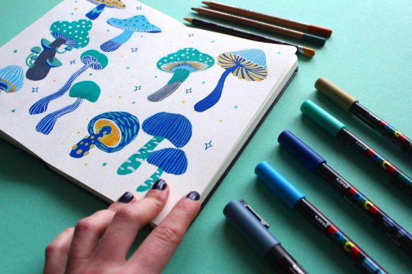 Скетчинг маркерами Маяк Маяк