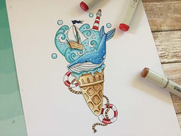 Темы для рисования маркерами