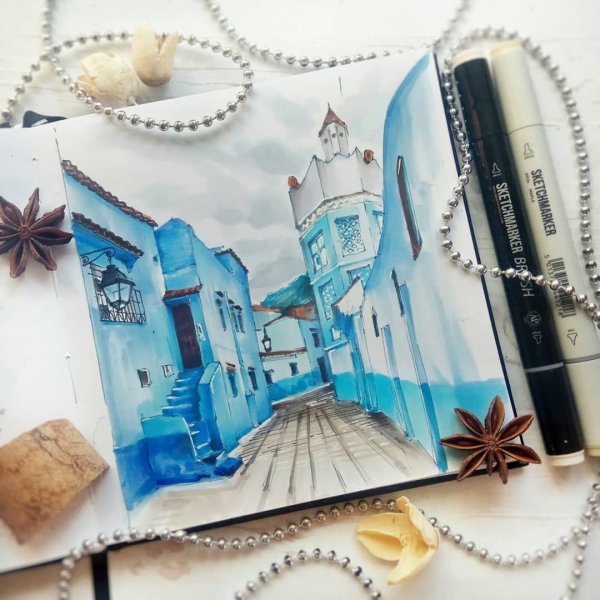 Водные маркеры для рисования