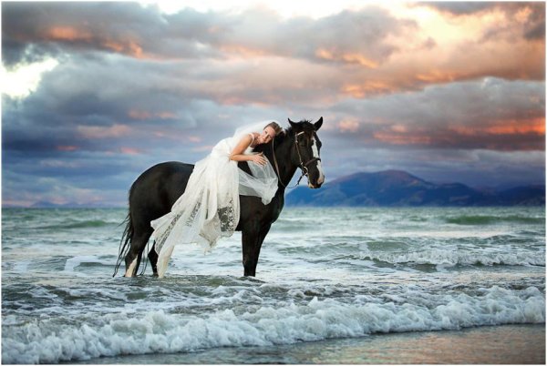 Лошади в океане