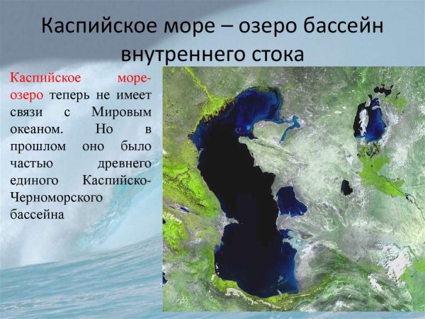 Каспийское море презентация