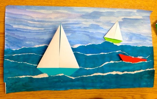 Аппликация море