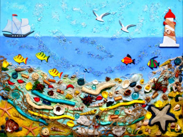 Коллаж на тему море