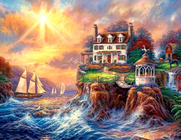 Художник Чак Пинсон Маяк